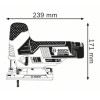 Фото 6 - Акумуляторний лобзик Bosch GST 12V-70 без АКБ