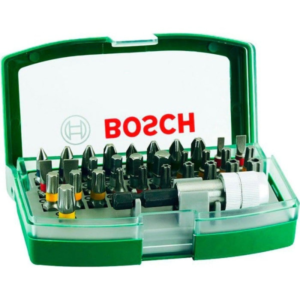 Фото - Набір біт Bosch 32 шт + магнітний тримач