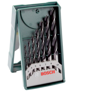 Набір свердел по дереву Bosch Mini-X-Line 7 шт