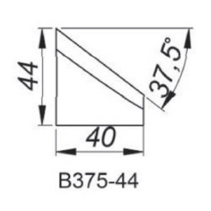 Резец для внешней фаски 37.5° Promotech NOZ-000020