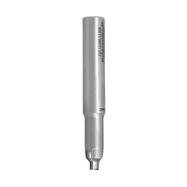 Картинка - Фреза ITA TOOLS DIA D=12/7 I=6,5 S=12x50 L=80Z=2 H=4,0 a45° RH FDT.12.006.12.0SR