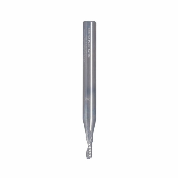 Картинка - Фреза ITA TOOLS VHM Z1 D=3 I=6 L=60 S=6 RH позитив, алюминий и пластик 198.03.006.060.06Ra