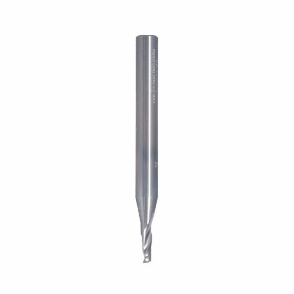 Картинка - Фреза ITA TOOLS VHM Z1 D=3 I=6 L=60 S=6 RH позитив, алюминий и пластик 198.03.006.060.06Ra
