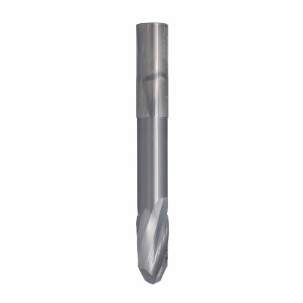 Картинка - Фреза ITA TOOLS VHM Z2 D=20 I=40 L=150 S=20 RH чистовая радиус R=10 редукция I2=100 0,5мм позитив тип 3D SQ32.20.040.150.20R