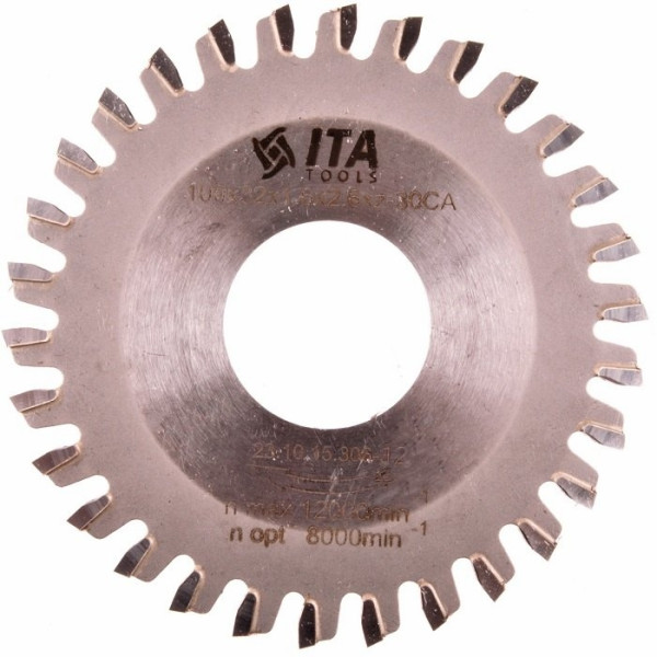 Картинка - Пила ITA TOOLS D=100 F=32 Z=30 K/P=2,6/2,0 Зуб: L отрицательный -10° Brandt PKA.100032030.N0L
