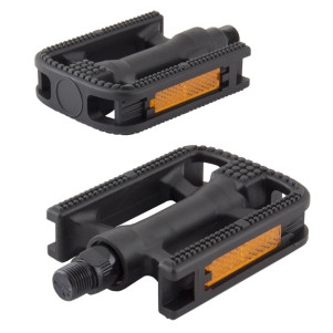 Велосипедные педали Grey's с рефлектором из полипропилена, черные, 1 пара GR14170