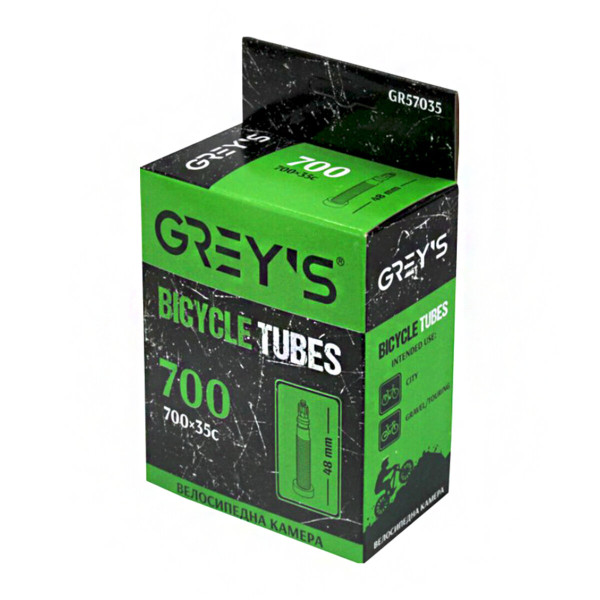 Фото - Камера для велосипеда Grey's 28"х1,3/1,4 (700x32c) FV 48мм