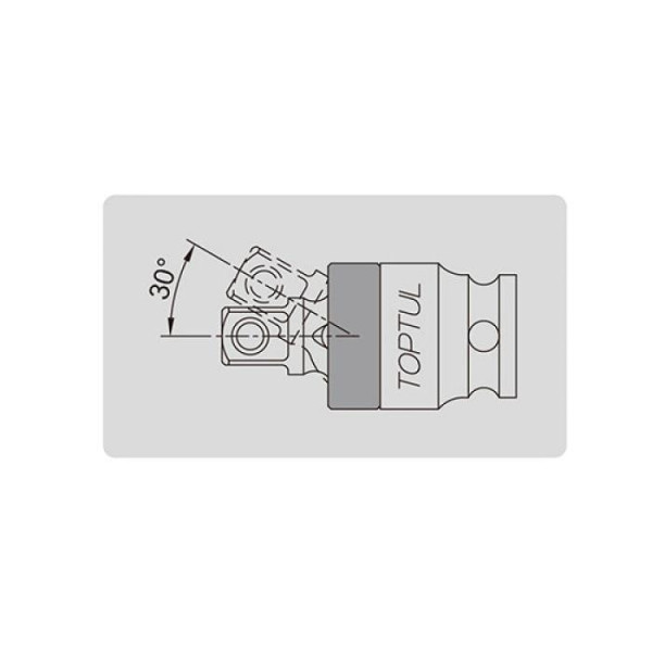 Фото - Карданний шарнір ударний TOPTUL 1" KACN320P