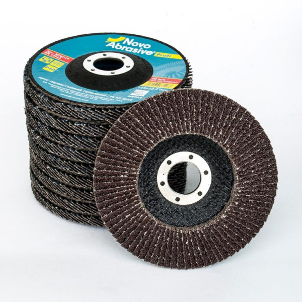 Фото - Круг пелюстковий торцевий NOVOABRASIVE 29 125x22,23 мм, P40