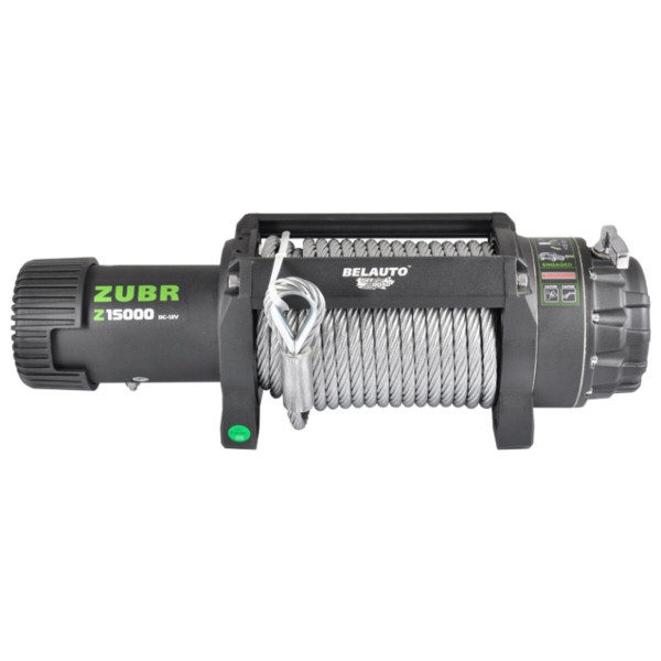 Картинка - Лебедка BELAUTO ZUBR 15000lbs (6.8hp/5.0kw; 262:1)