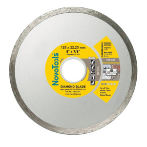 Диск алмазний NovoTools Basic 125 x 22,23 мм, Плитка