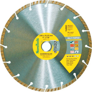 Диск алмазний NovoTools Standard 230 x 22,23 мм, Турбо