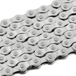 Цепь велосипедная Grey's 6-7шв. S50 NP Silver, 116 звеньев