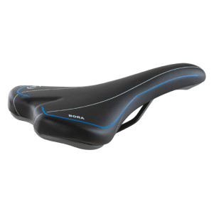 Седло велосипедное Selle Monte Grappa Bora, черно-синее