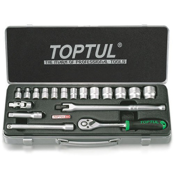 Фото - Набір інструментів TOPTUL 3/8" 18 шт GCAD1806