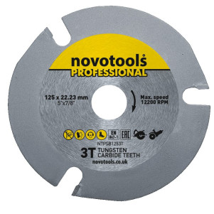 Пиляльний диск NovoTools Professional 125x22,23 мм, 3Т