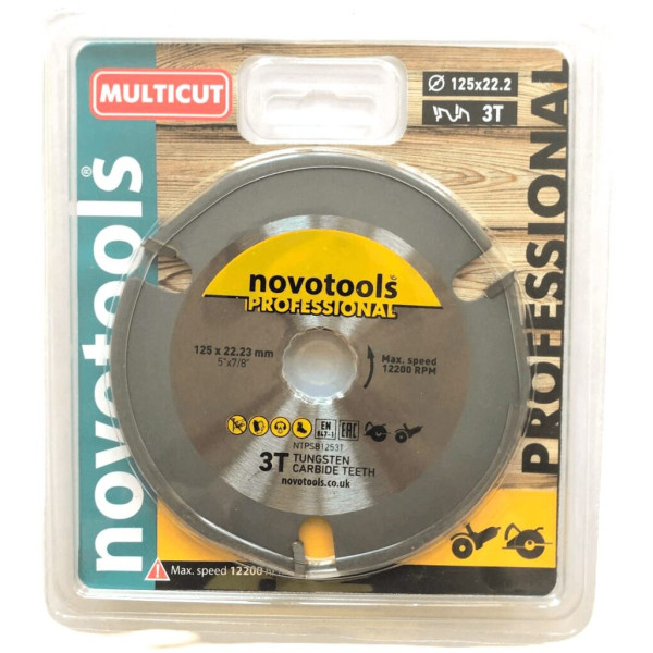 Фото - Пиляльний диск NovoTools Professional 125x22,23 мм, 3Т