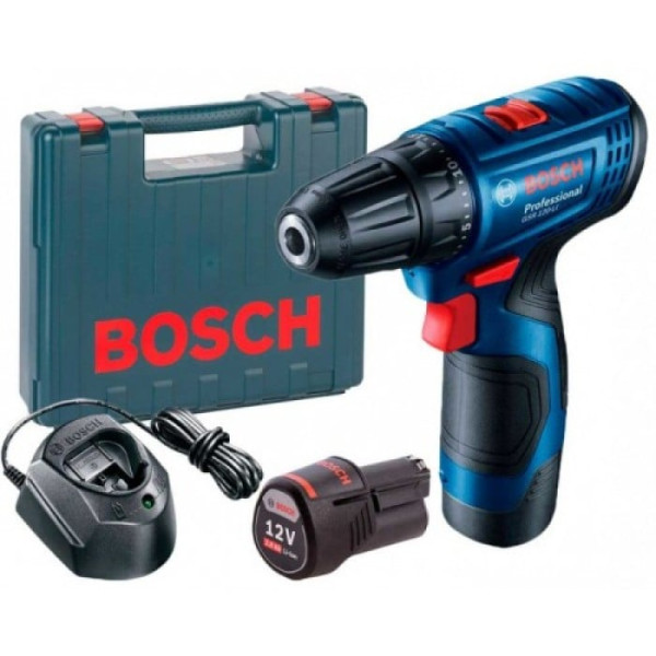 Картинка - Аккумуляторная дрель-шуруповерт Bosch GSR 120-LI Professional (06019G8000)