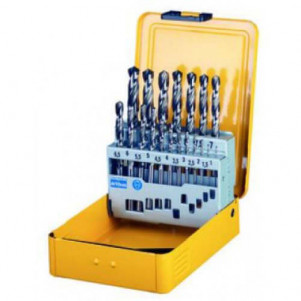 Набор сверл по металлу HSS-R DeWALT 19шт. в металлической кассете.