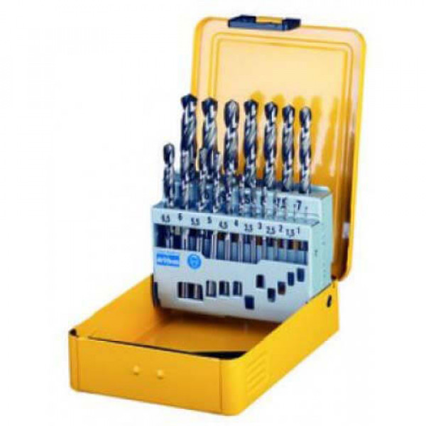 Картинка - Набор сверл по металлу HSS-R DeWALT 19шт. в металлической кассете.