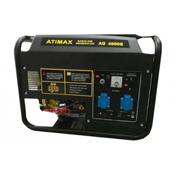 Картинка - Генератор бензиновый Atimax AG4000E