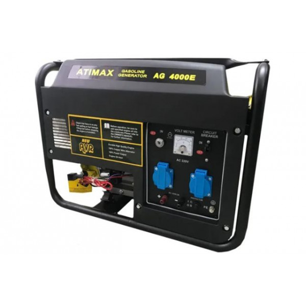Картинка - Генератор бензиновый Atimax AG4000E