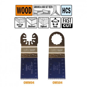 Пильное полотно W = 34 I = 40 TPI = 14 50 шт. крепления под Fein i Festool (OMS04)