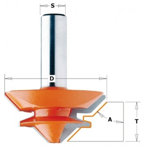 Фреза для угловых соединений HM D=70 I=31,7 A=45 S=12 T=15-28,5 (955.503.11)