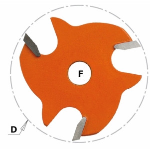 Нож HM I = 1,8 D = 47,6 F = 8 (822.318.11)