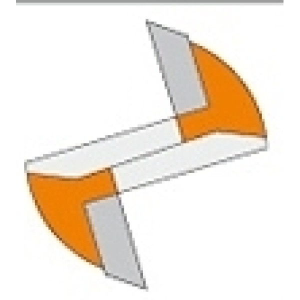 Картинка - Фреза прямая (короткая серия) HM D = 4 I = 10 L = 45 S = 6 (711.040.11)