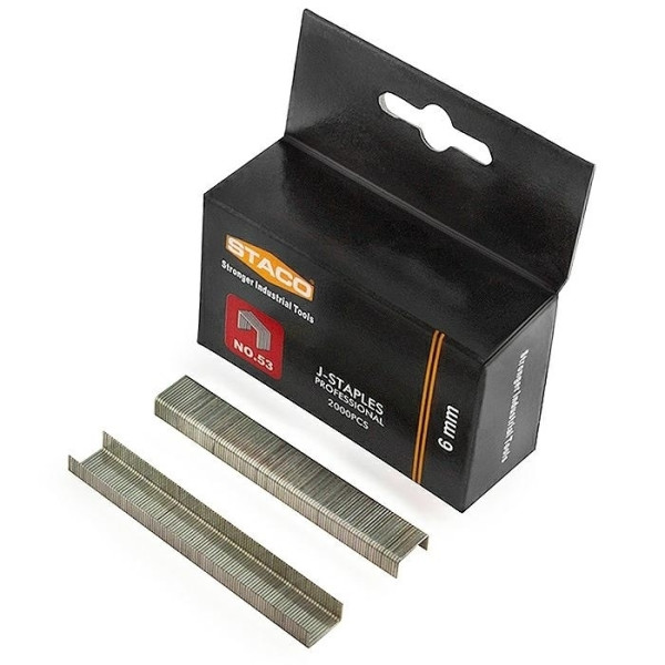 Картинка - Скобы номер.53 6мм 2500шт. (24172.STACO)