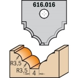 Нож профильный 20x20x2 (616.016) Нож профильный 20x20x2 (616.016)