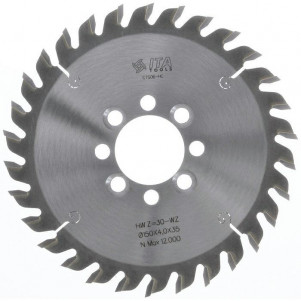 Пила D = 150 F = 35 Z = 30 K / P = 4,0 / 3,0 PH: 4 / 6,5 / 48 фаска + 4 / 6,5 / 48 фаска
