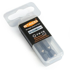 Бита 1/4 "TX15x50мм 2шт черные (21820.STACO)