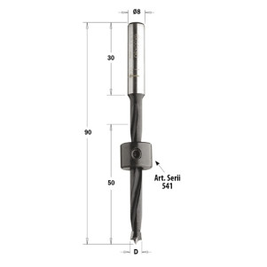 Свердло NP HS RH D = 6 L = 90 S = 8x30 (540.060.11)