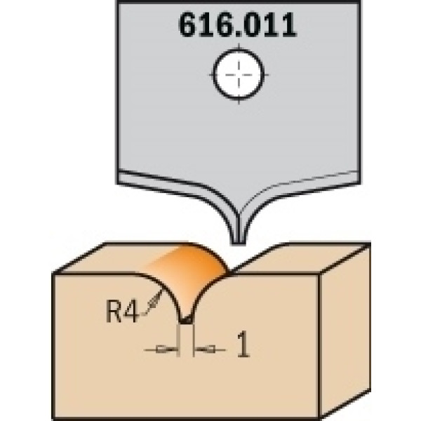 Картинка - Нож профильный 20x20x2 (616.011)