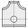 Фото 1 - Ніж HM 16x17,5x2,0mm HC05 d = 4,4 R = 2,0 (116202)