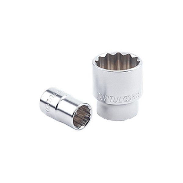 Картинка - Головка торцевая TOPTUL 12-гранная 22 мм 1/2" BAEB1622