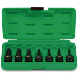 Набір головок ударних TOPTUL HEX 1/2" 4-14 мм 7 шт GDAI0702