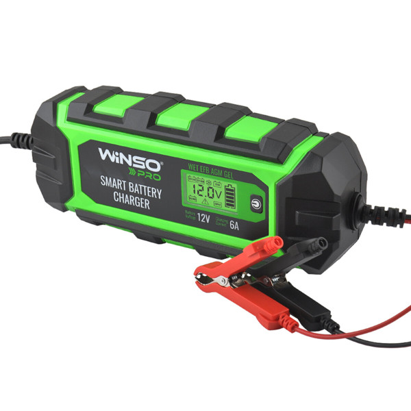Картинка - Зарядное устройство АКБ Winso Pro 12V, 6A LCD