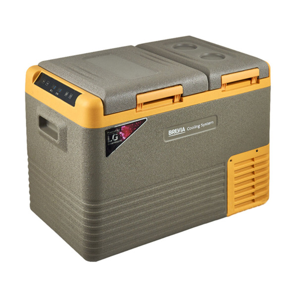Фото - Холодильник автомобільний Brevia 33л (компресор LG) двокамерний