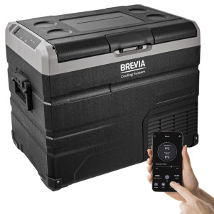 Автохолодильник Brevia 56л двухкамерный