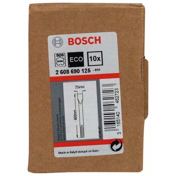 Фото - Набір зубил плоских Bosch PRO SDS-max 25x400 мм, 10 шт