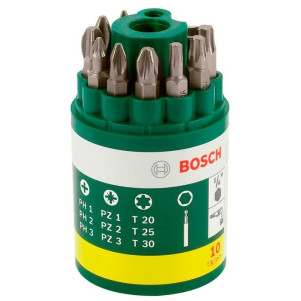 Набор бит Bosch 9 шт + универсальний держатель (2607019452) Набор бит Bosch 9 шт + универсальний держатель (2607019452)