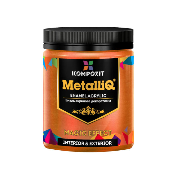 Фото - Емаль акрилова Kompozit MetalliQ мідна 0.5 кг