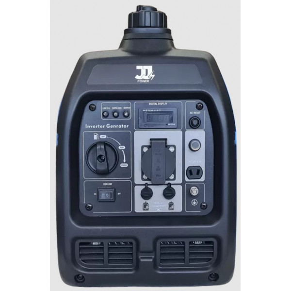 Картинка - Бензиновый генератор JJ POWER E22I инверторный в шумозащитном корпусе