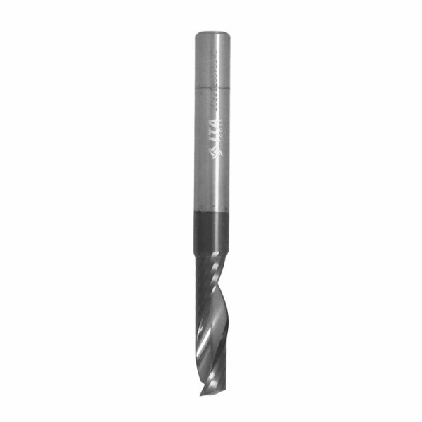 Картинка - Фреза ITA TOOLS VHM Z1 D=6 I=22 L=60 S=6 RH позитив алюминий и пластик покрытия HC SP01.06.022.060.06HR