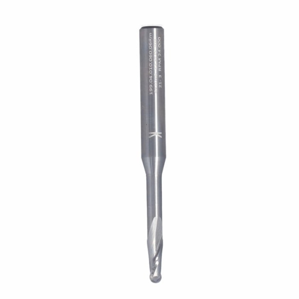 Картинка - Фреза ITA TOOLS VHM Z2 D=4 I=10 L=60 S=6 RH радиус R=2 редукция I1=25 0,2 мм SQ32.04.010.060.06R