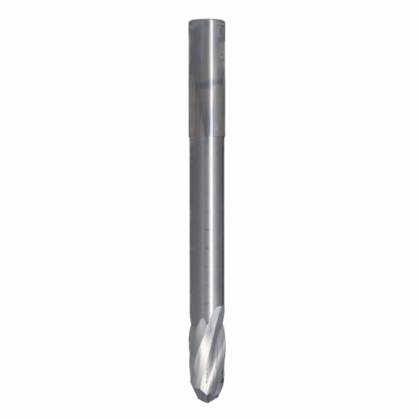 Картинка - Фреза ITA TOOLS VHM Z2 D=20 I=40 L=200 S=20 RH чистовая радиус R=10 редукция 1мм L2=140 SQ32.20.040.200.20R