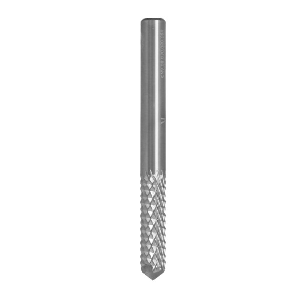 Фото - Фреза ITA TOOLS VHM D=8 I=30 L=80 S=8 RH чорнова CNV.08.030.080.08R